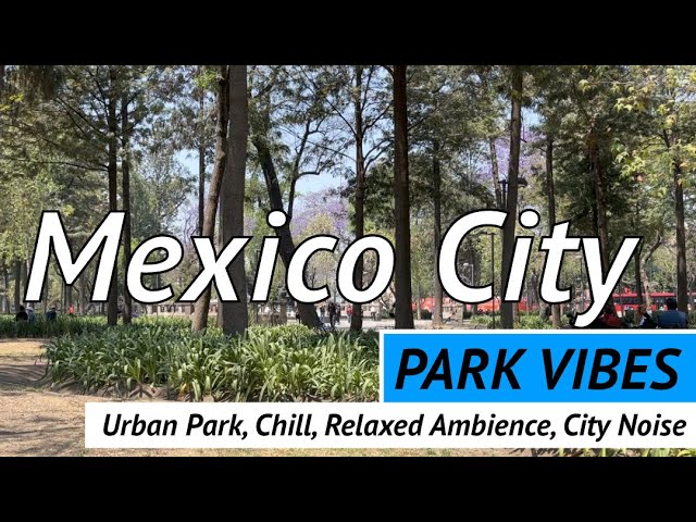 Relax at Alameda Central park in Mexico City